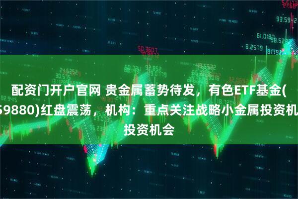 配资门开户官网 贵金属蓄势待发，有色ETF基金(159880)红盘震荡，机构：重点关注战略小金属投资机会